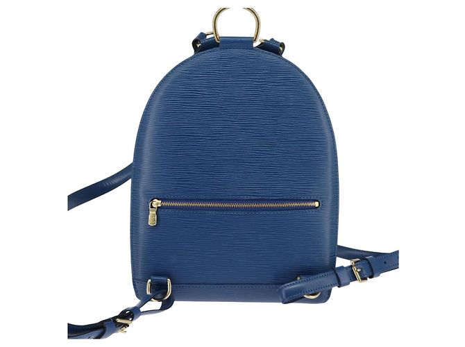 LOUIS VUITTON Epi Mabillon Backpack Blue M52235 LV Auth 141956 - view 2