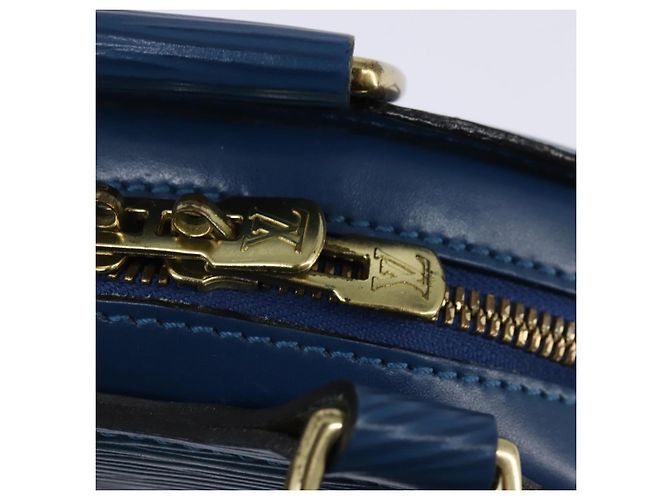LOUIS VUITTON Epi Mabillon Backpack Blue M52235 LV Auth 141956 - view 9