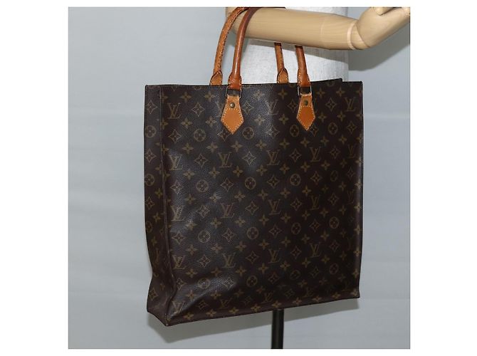 LOUIS VUITTON Borsa Sac Plat Monogram M51140 LV Auth bs29660 Monogramma - vista 19