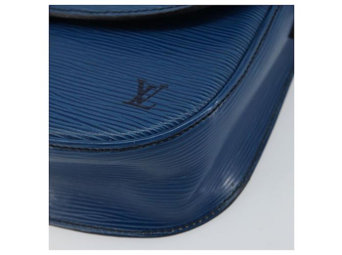 LOUIS VUITTON Epi Saint Cloud GM Schultertasche Toledo Blau M52195 LV Auth 143462 - Ansicht 14