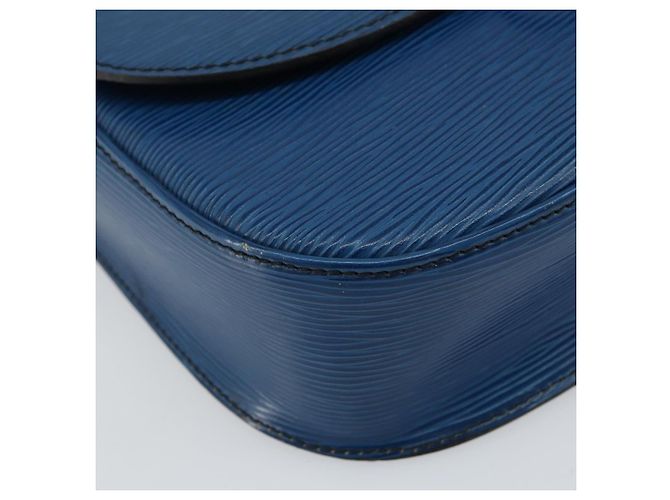 LOUIS VUITTON Epi Saint Cloud GM Schultertasche Toledo Blau M52195 LV Auth 143462 - Ansicht 15