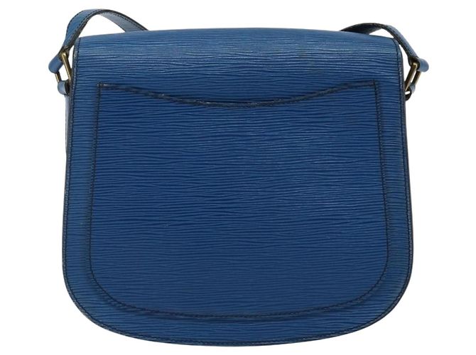 LOUIS VUITTON Epi Saint Cloud GM Schultertasche Toledo Blau M52195 LV Auth 143462 - Ansicht 2
