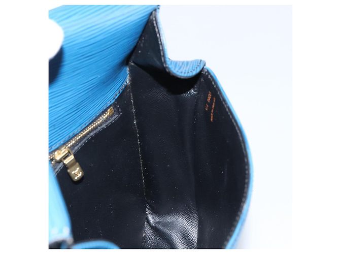 LOUIS VUITTON Epi Saint Cloud GM Schultertasche Toledo Blau M52195 LV Auth 143462 - Ansicht 22