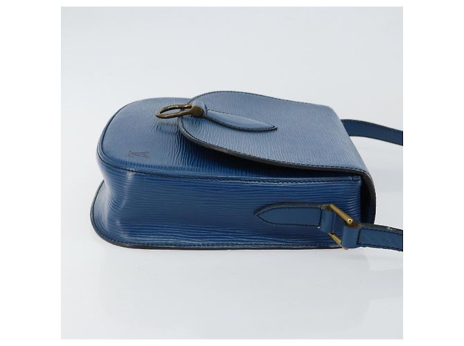 LOUIS VUITTON Epi Saint Cloud GM Schultertasche Toledo Blau M52195 LV Auth 143462 - Ansicht 3