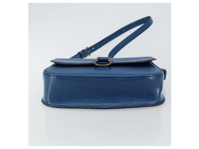 LOUIS VUITTON Epi Saint Cloud GM Schultertasche Toledo Blau M52195 LV Auth 143462 - Ansicht 5
