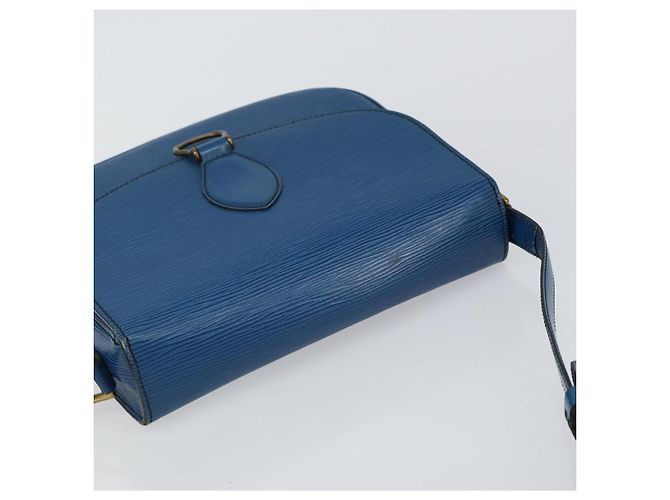 LOUIS VUITTON Epi Saint Cloud GM Schultertasche Toledo Blau M52195 LV Auth 143462 - Ansicht 6