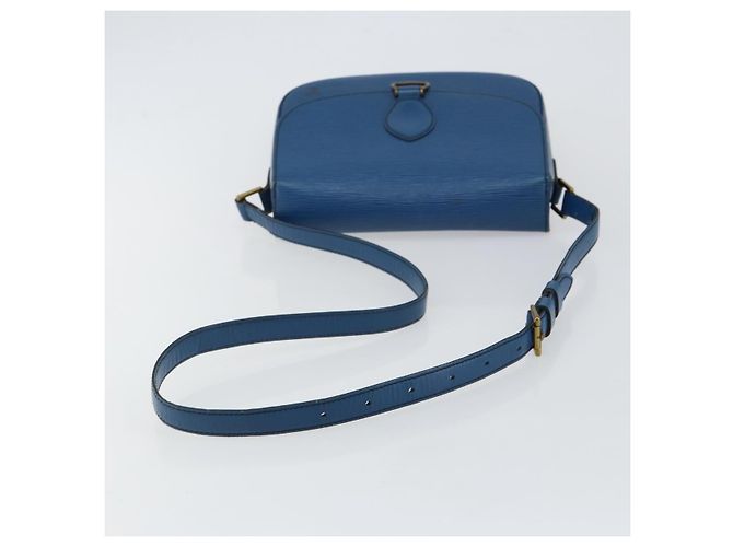 LOUIS VUITTON Epi Saint Cloud GM Schultertasche Toledo Blau M52195 LV Auth 143462 - Ansicht 7