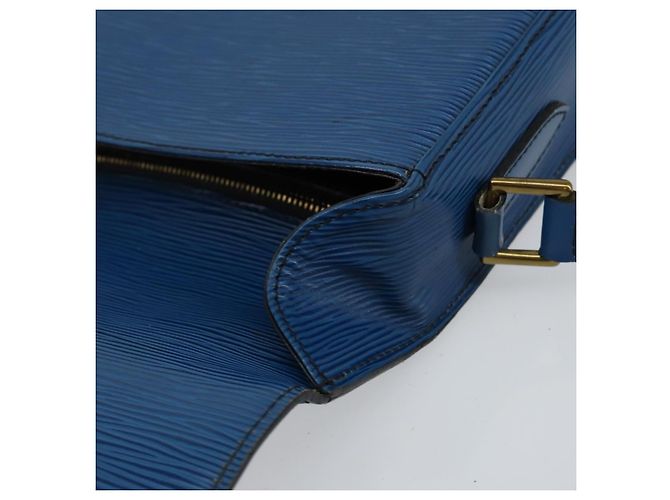 LOUIS VUITTON Epi Saint Cloud GM Schultertasche Toledo Blau M52195 LV Auth 143462 - Ansicht 9