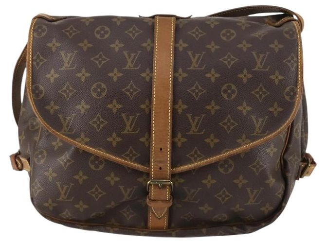 LOUIS VUITTON Borsa a Spalla Monogram Saumur 35 M42254 LV Auth gh978 Monogramma - vista 13