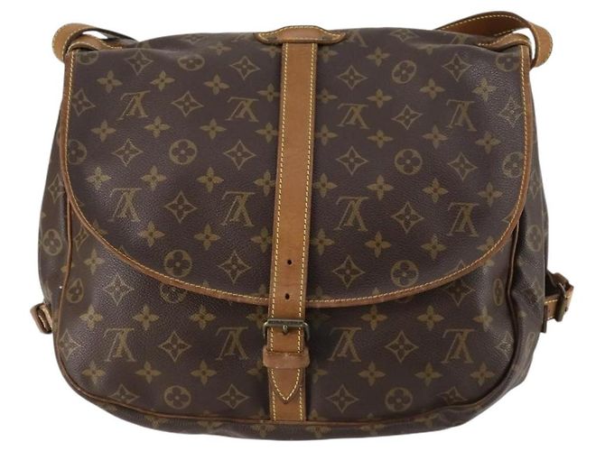LOUIS VUITTON Borsa a Spalla Monogram Saumur 35 M42254 LV Auth gh978 Monogramma - vista 2