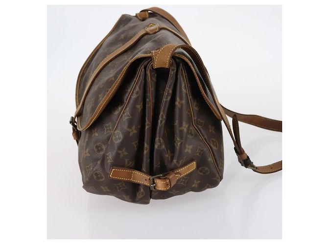 LOUIS VUITTON Borsa a Spalla Monogram Saumur 35 M42254 LV Auth gh978 Monogramma - vista 4