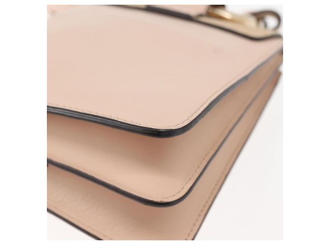 Chloé Borsa a Spalla Chloe Fay in Pelle Scamosciata Rosa Auth BA6828 - vista 18