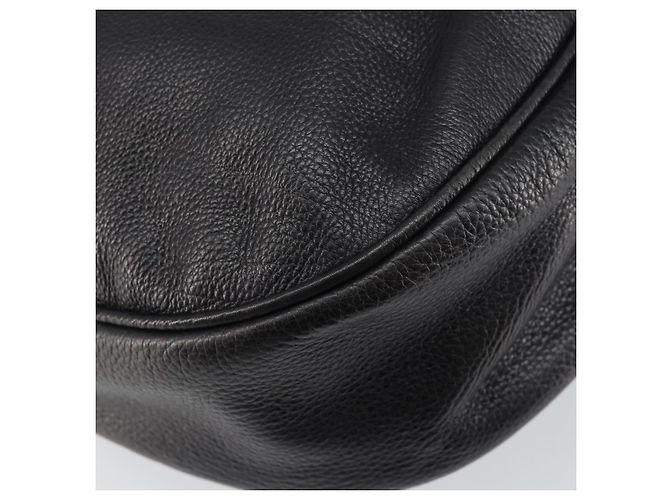 Autre Marque Sac à épaule en cuir noir et or Auth bs29943 de BOTTEGA VENETA Doré - vue 14