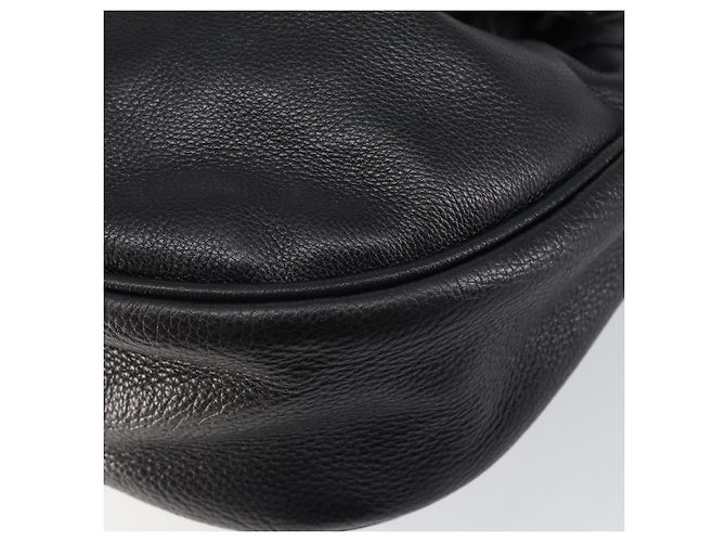 Autre Marque Sac à épaule en cuir noir et or Auth bs29943 de BOTTEGA VENETA Doré - vue 15