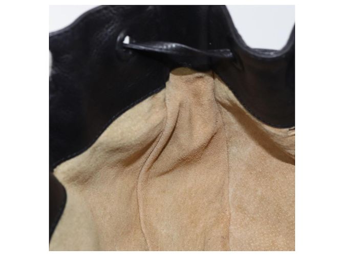 Autre Marque Sac à épaule en cuir noir et or Auth bs29943 de BOTTEGA VENETA Doré - vue 19