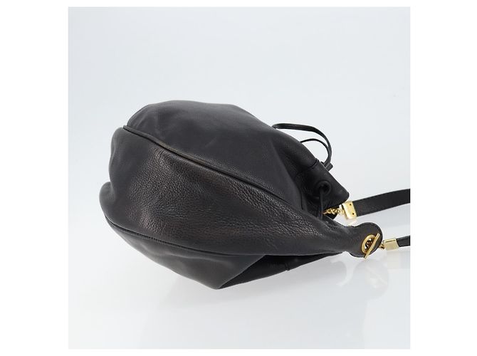 Autre Marque Sac à épaule en cuir noir et or Auth bs29943 de BOTTEGA VENETA Doré - vue 3