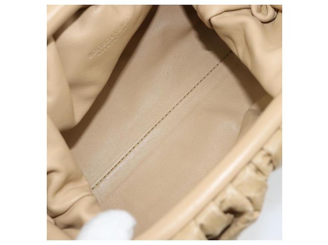 Autre Marque BOTTEGA VENETA Die Pouch Schultertasche aus Leder Beige Auth bs29939 - Ansicht 11