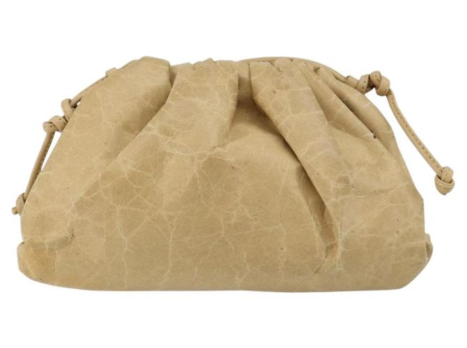 Autre Marque BOTTEGA VENETA Die Pouch Schultertasche aus Leder Beige Auth bs29939 - Ansicht 13