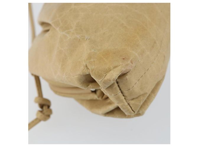 Autre Marque BOTTEGA VENETA Die Pouch Schultertasche aus Leder Beige Auth bs29939 - Ansicht 14