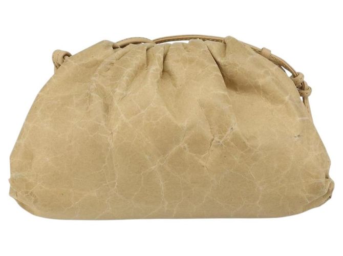 Autre Marque BOTTEGA VENETA Die Pouch Schultertasche aus Leder Beige Auth bs29939 - Ansicht 2