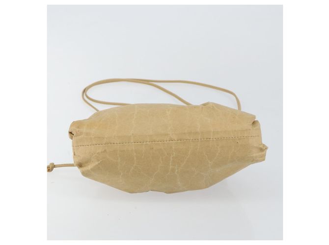 Autre Marque BOTTEGA VENETA Die Pouch Schultertasche aus Leder Beige Auth bs29939 - Ansicht 5