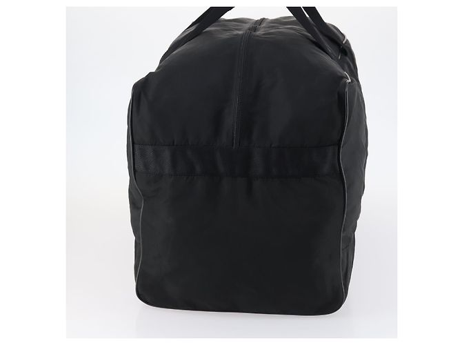 Borsa Boston PRADA in nylon nero argento autentica 135305 - vista 3
