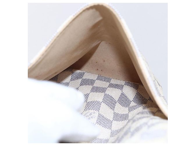 LOUIS VUITTON Borsa Tote Totally PM Damier Azur N41280 LV Auth 147355 - vista 22