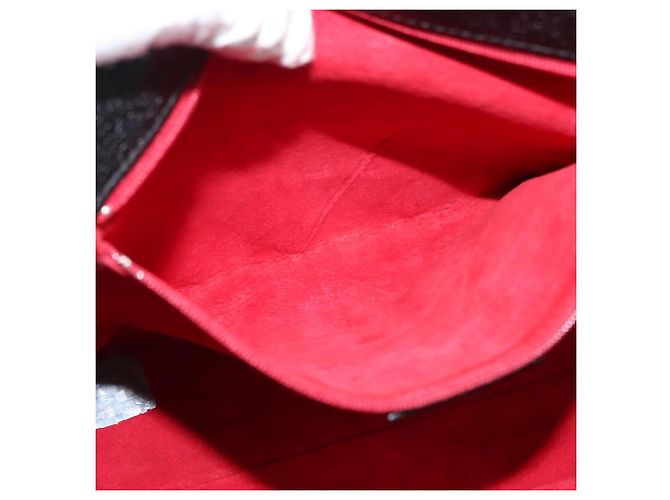 Bulgari Borsa tote in pelle nera e argento con logo circolare BVLGARI Auth BA6604 Nero - vista 22