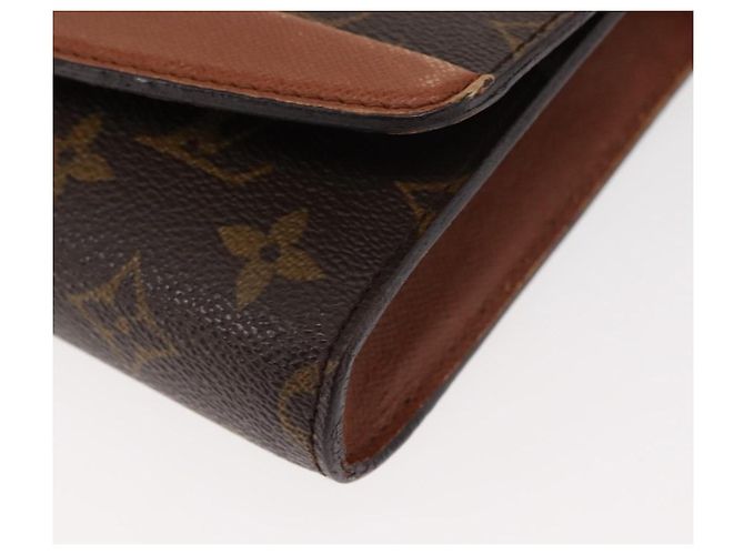 LOUIS VUITTON Borsa a Spalla Monogram Bordeaux 24 M51798 LV Auth BA6495 Monogramma - vista 15