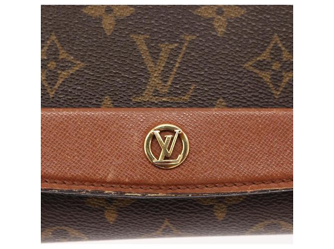 LOUIS VUITTON Borsa a Spalla Monogram Bordeaux 24 M51798 LV Auth BA6495 Monogramma - vista 18