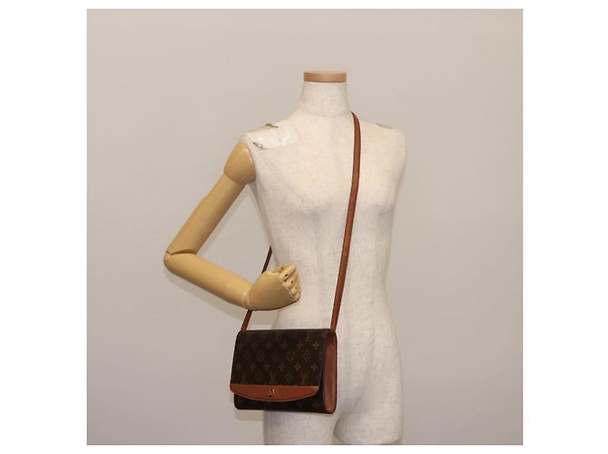 LOUIS VUITTON Borsa a Spalla Monogram Bordeaux 24 M51798 LV Auth BA6495 Monogramma - vista 23