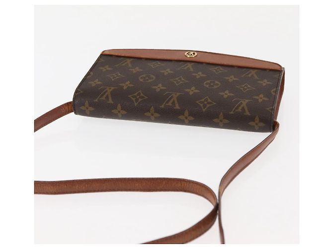 LOUIS VUITTON Borsa a Spalla Monogram Bordeaux 24 M51798 LV Auth BA6495 Monogramma - vista 6