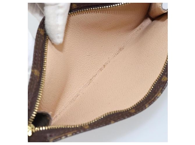 Bucket LOUIS VUITTON Monogramma Secchiello GM Pochette Accessorio LV Auth hk3153 - vista 10