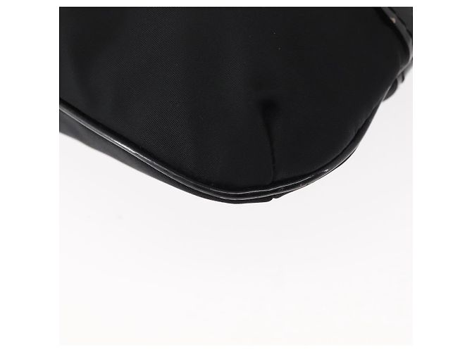 Borsa a Spalla Vala in Nylon Smaltato Nero Auth BA6793 di Salvatore Ferragamo - vista 16