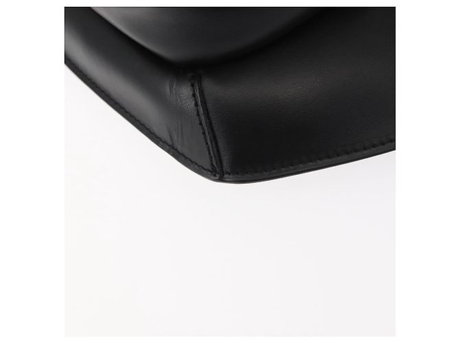 Borsa a tracolla in pelle nera VERSACE Auth am9243 Nero - vista 15
