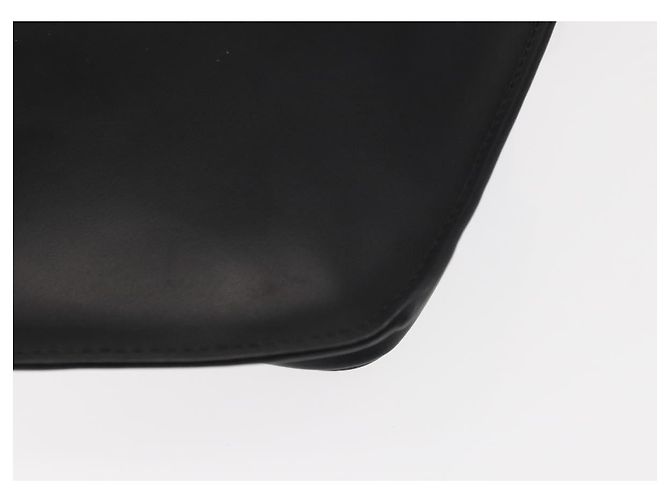 Borsa a tracolla in pelle nera VERSACE Auth am9243 Nero - vista 16