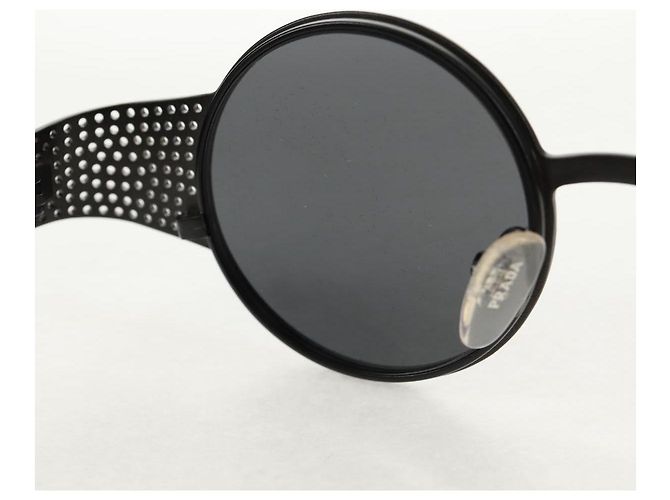 Occhiali da sole PRADA metallo Nero SPR511 Auth 150604V - vista 10