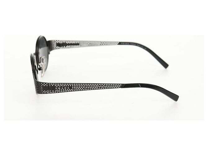 Occhiali da sole PRADA metallo Nero SPR511 Auth 150604V - vista 3
