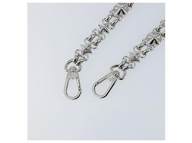 LOUIS VUITTON Cintura a Spalla in Catena Metallo 23,2"" Argento LV Auth 150646 - vista 3
