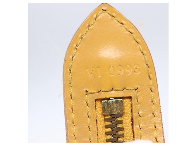 LOUIS VUITTON Borsa a Mano Epi Saint Jacques Gialla M52279 LV Auth 152931 Giallo - vista 12