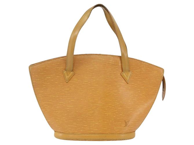 LOUIS VUITTON Borsa a Mano Epi Saint Jacques Gialla M52279 LV Auth 152931 Giallo - vista 13