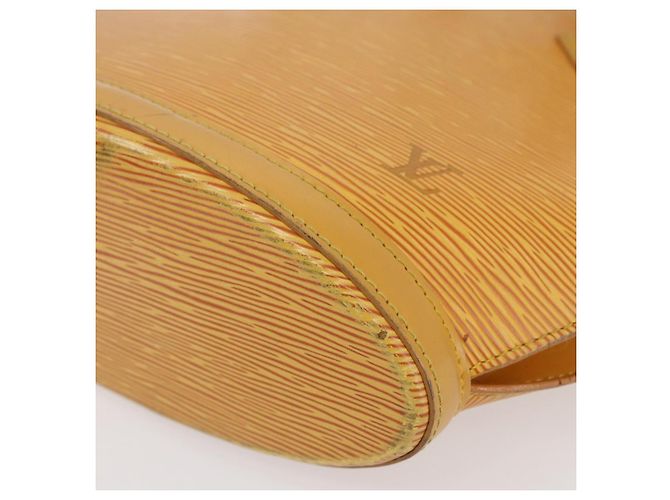 LOUIS VUITTON Borsa a Mano Epi Saint Jacques Gialla M52279 LV Auth 152931 Giallo - vista 9
