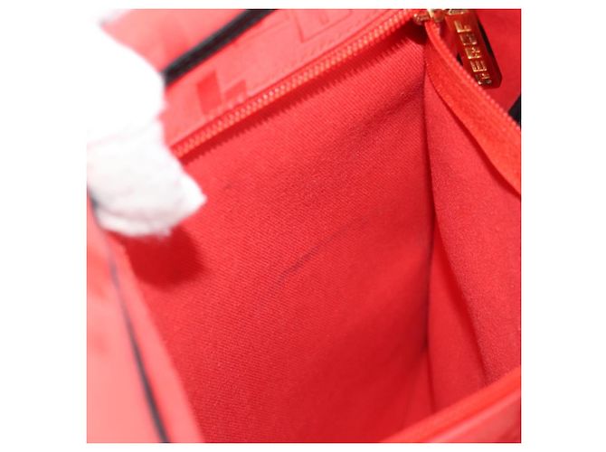 Zaino LOEWE in tela nera e rossa Auth bs30603 Nero Rosso - vista 11