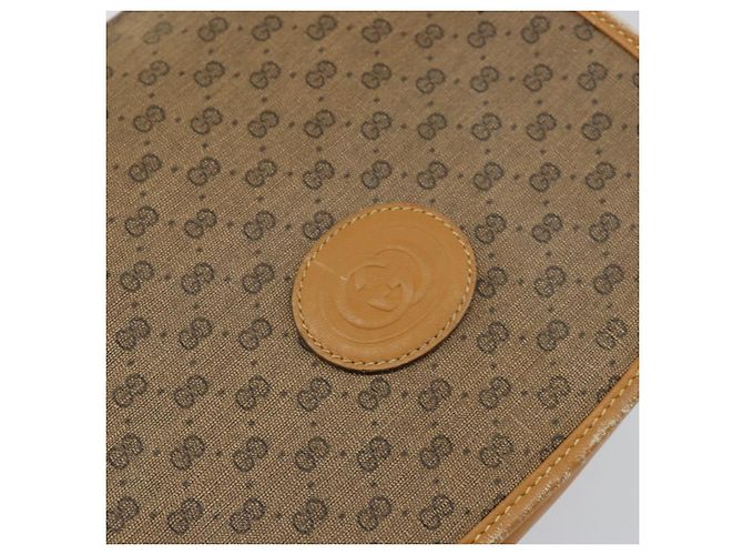 Gucci Borsa a Spalla Micro GG Supreme PVC Beige Oro 007 115 0107 Auth 152019 D'oro - vista 17