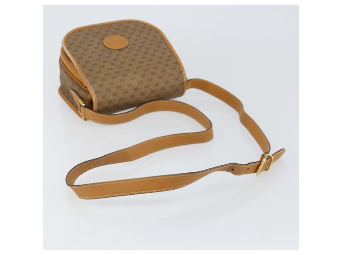 Gucci Borsa a Spalla Micro GG Supreme PVC Beige Oro 007 115 0107 Auth 152019 D'oro - vista 7