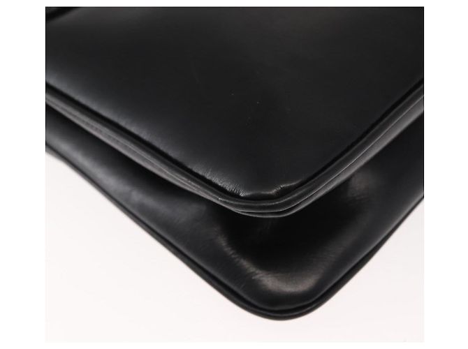 Céline Borsa a Spalla CELINE in Pelle Nera Oro Auth 149543 Nero D'oro - vista 15