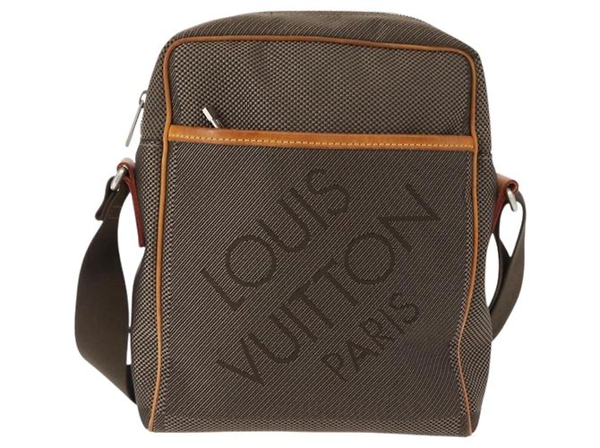 LOUIS VUITTON Borsa a Spalla Damier Geant Sitadan NM Marrone Coda M93224 Auth 151845 - vista 13