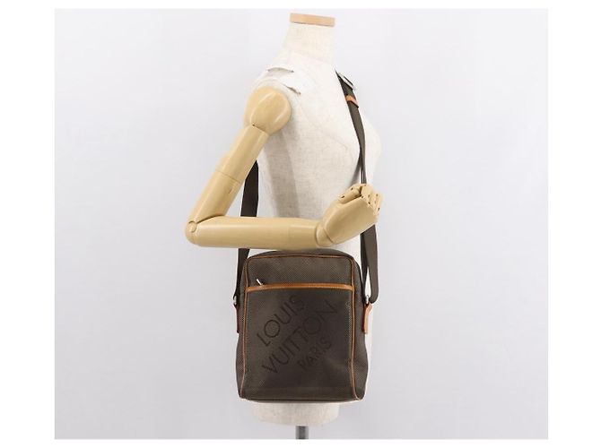 LOUIS VUITTON Borsa a Spalla Damier Geant Sitadan NM Marrone Coda M93224 Auth 151845 - vista 22