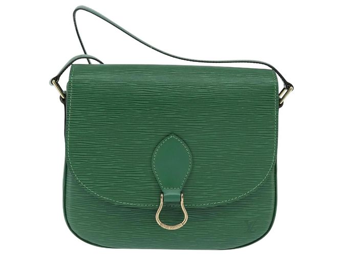 LOUIS VUITTON Borsa a Spalla Epi Saint Cloud GM Verde M52194 LV Auth 147758 - vista 13