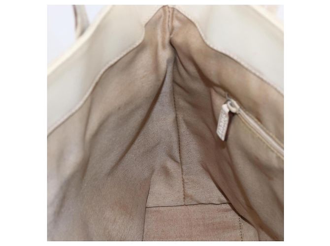 GUCCI GG Canvas Tote Bag Beige Silber 002 1076 2684 Auth 150426 - Ansicht 21